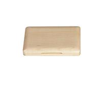 ALFAAL Caja De Cañas para Saxofón con Dos Cajas De Cañas, Accesorios para Saxofón De Madera Maciza, Repuestos para Instrumentos De Viento De Madera (Color : Wood Color)