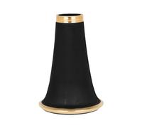 ALFAAL Campana de Clarinete Plano B con Borde Dorado, Altavoz de Campana, Accesorios de música de Viento, Amplificador de Clarinete