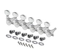 ALFAAL CHROME 6R Sintonizadores De Bloqueo De Guitarra Tuning Pegs Cabezas De La Máquina Ratio De Engranaje 1:19 Para La Guitarra Diestra
