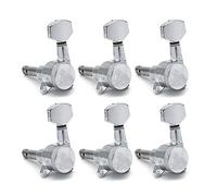 ALFAAL Chrome Enline Bloqueado String Tuning Tuning Pegs Keys Sintonizadores Máquina Cabezales Para La Guitarra Eléctrica De Estilo Strat (Color : 6L)