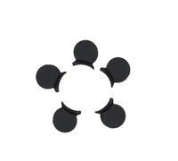 ALFAAL Clarinete 5 Fundas para Reposapiés De Goma Negra para Clarinete Accesorios para Clarinete