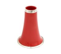 ALFAAL Clarinete Color ABS Campana Boca con Borde Plateado Boca De Metal Altavoz De Calidad Accesorios De Instrumentos De Viento De Madera (Color : Crimson)