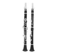 ALFAAL Clarinete SIB Clarinete con Llave C Clarinete De 17 Teclas Cuerpo De Baquelita Clarinete SIB Instrumento De Viento De Madera Profesional