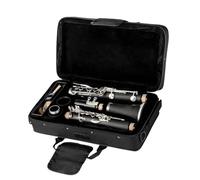 ALFAAL Clarinete SIB Clarinete De 17 Teclas Melodía Caída B/ABS Material del Cuerpo del Tubo Clarinete YCH-300