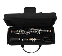 ALFAAL Clarinete SIB Clarinete EB Cuerpo De Tubo ABS Llave De Plata Y Níquel Instrumentos Soprano S3