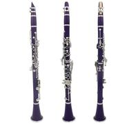 ALFAAL Clarinete SIB Clarinete Profesional BB Clarinete Instrumento Clarinete SIB 17 Teclas Los Amantes De La Música Tocan Instrumentos(Deep Blue)