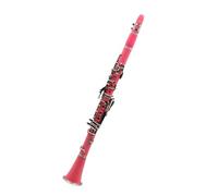 ALFAAL Clarinete SIB Clarinete Rosa Bb17 Teclas Clarinete Profesional En Si Bemol para Principiantes