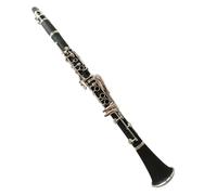 ALFAAL Clarinete SIB Clarinete Si Bemol Instrumentos De Viento De Madera Clarinete Tubo Negro con Estuche Accesorios Tono Hermoso