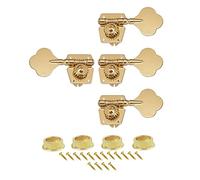 ALFAAL Clavijas De Afinación Clavijas De Afinación Clavijas De Afinación De Bajo De Engranaje Abierto De 4 Cuerdas Cabezales De Máquina Para Bajo (Color : 1L3R Gold)
