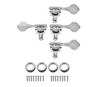 ALFAAL Clavijas De Afinación Clavijas De Afinación Clavijas De Afinación De Bajo De Engranaje Abierto De 4 Cuerdas Cabezales De Máquina para Bajo (Color : 1L3R Chrome)