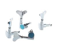 ALFAAL Clavijas De Afinación De Bajo Selladas Cromadas, Clavijas De Afinación, Clavijas De Afinación 2L + 2R