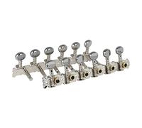 ALFAAL Clavijas De Sintonización De Guitarra 6l 6r Botón De Sintonizador De Cuerdas Máquina Redonda Cabezas De Guitarra Accs
