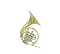 ALFAAL Cuerno Francés Dividido De Cuatro Claves En B Plana Adecuada para Instrumentos De Banda para Principiantes Profesión Cuerno Francés