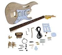 ALFAAL Cuerpo de Guitarra Conjunto De Kit De Guitarra Eléctrica Body Body Fingerboard Diapasado Durable Cuello De Arce Accesorios De Guitarra DIY Guitarra (Color : 01)