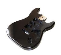 ALFAAL Cuerpo de Guitarra Cuerpo De Guitarra De Madera De Álamo Negro para S T Accesorios De Guitarra Buena Guitarra Barril 5.7cm DIY Guitarra