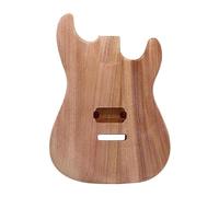 ALFAAL Cuerpo De Guitarra Eléctrica De Madera De Álamo, Accesorios De Guitarra De Color Sunburst, Cuerpo De Barril De Guitarra, Acabado De Alto Brillo (Color : 23 Okoume Wood)