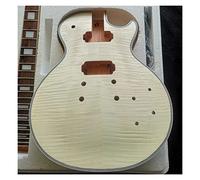 ALFAAL Cuerpo de Guitarra Maple De La Llama De Guita Eléctrica Veneer + Mahogany Okoumany Cuello del Cuerpo Fingerboard DIY Guitarra (Color : 18)