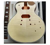 ALFAAL Cuerpo de Guitarra Maple De La Llama De Guita Eléctrica Veneer + Mahogany Okoumany Cuello del Cuerpo Fingerboard DIY Guitarra (Color : 14)