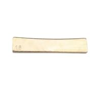 ALFAAL Diapasón De Latón con Radio De Guitarra Dorado De 9 Tamaños, Prensa De Traste, Herramientas para Insertar Caul, Herramienta para Guitarrista Luthier (Color : 16)