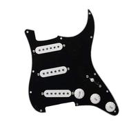 ALFAAL Eléctrica Golpeador Humbucker Alnico-3 SSS Precableado Guitarra Golpeador Cargado Pastillas Escalonadas 48mm 50mm 52mm para Guitarra FD ST Multicolor(C)