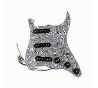 ALFAAL Eléctrica Golpeador Humbucker Arnés Golpeador Precableado De 7 Voces Pastilla De Guitarra WVS 60's Alnico5 SSS Pastilla De Bobina Única(D)