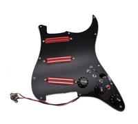 ALFAAL Eléctrica Golpeador Humbucker Golpeador Cargado Precableado para Guitarra con Juego De Pastilla SSS Mini Humbucker Arnés De Soldadura DCR De Alto Rendimiento para Guitarra ST