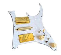 ALFAAL Eléctrica Golpeador Humbucker Golpeador HSH RG Precableado Conjunto De Pastilla V Cargada Interruptor Multifunción Pastillas De Bobina Dividida Arnés De Soldadura