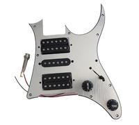 ALFAAL Eléctrica Golpeador Humbucker Juego De Golpeador Cargado Precableado RG Juego De Pastillas Humbucker HSH para Guitarras Eléctricas RG Piezas De Repuesto Pastilla Golpeador