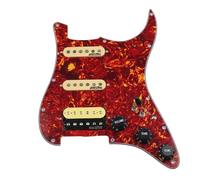 ALFAAL Eléctrica Golpeador Humbucker Pastilla De Guitarra Eléctrica De 7 Vías Completamente Cargada Golpeador Precableado Pastilla Humbucker De Bobina Única SSH(C)