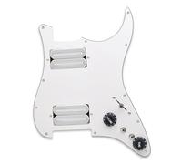 ALFAAL Eléctrica Golpeador Humbucker Placa Protectora De Doble Pastilla para Guitarra Eléctrica ST Puede Cortar De Forma Independiente Una Sola Pastilla Línea De Interruptor De Tres Velocidades(A)