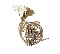 ALFAAL F/BB Cuerno Francés con Estuche Boquilla Tres Válvulas Divididas Bell Double Row French Horn Instrumentos Musicales Profesión Cuerno Francés
