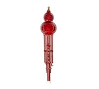 ALFAAL Flauta De Calabaza Tradicional China Hulusi C, Instrumento De Música Folclórica Profesional, Flautas con Estuche
