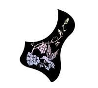 ALFAAL Golpeador De Guitarra Clásica Popular De PVC De 40/41 Pulgadas, Placa Antiarañazos, Golpeador De Guitarra, Pegatina con Orificio De Sonido Golpeadores de Guitarra acústica (Color : 01)