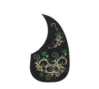 ALFAAL Golpeador De Guitarra para Principiantes Accesorios para Guitarra Acústica De 39 Y 43 Pulgadas Protector De Guitarra Placa De Colibrí Protector De Guitarra De PVC Transparente(B44)