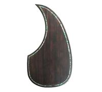 ALFAAL Golpeador De Guitarra para Principiantes Golpeador De Palisandro Macizo con Incrustación para Guitarra Acústica Clásica Y Folk