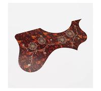 ALFAAL Golpeador De Protección para Guitarra Acústica Izquierda Y Derecha, Placa Antiarañazos Golpeadores de Guitarra acústica (Color : 1R Brown)