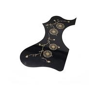 ALFAAL Golpeador De Protección para Guitarra Acústica Izquierda Y Derecha, Placa Antiarañazos Golpeadores de Guitarra acústica (Color : 1L BK)