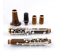 ALFAAL Guatamalense Madera Profesional Clarinete BB Plateado Plata 19 Teclas SIB Klarnet Clarinetes