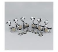 ALFAAL Guitar Machine Heads Sintonizados Versión Actualizada Chrome Locking Sking Tuning Key Pegs Sintonizadores para LP, SG, TL Guitarras Eléctricas (Color : 6R)