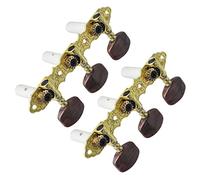 ALFAAL Guitarra Clásica Tuning Pegs Máquina Cabezas Sintonizador Marrón