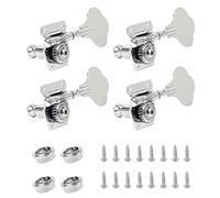 ALFAAL Guitarra Tuning Pegs Machine Heads Tunner Brown & Guitar Plectrum Maker Pick Punch Card Cutter Make Picks