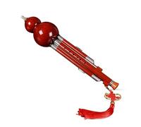 ALFAAL Instrumento De Flauta De Cucurbitáceas De Sándalo Rojo para Principiantes Y Adultos En Si Bemol para Tocar Profesionalmente La Flauta De Cucurbitáceas