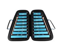 ALFAAL Instrumento De Golpeo Xilófono 16 Teclas Glockenspiel Placa De Aluminio De 16 Notas Instrumento De Xilófono Instrumento De Percusión Amantes De La Música(Blue)