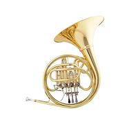 ALFAAL Instrumento Musical De Cuerno Francés Dividido En Una Sola De Cuatro Teclas En Si Bemol Dorado Profesión Cuerno Francés