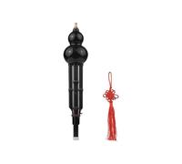 ALFAAL Instrumento Tradicional Chino Hulusi Cucurbit Flauta Botella Calabaza C-Key Resina con Nudo Chino Estuche para Principiantes