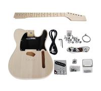 ALFAAL Juego Completo De Bricolaje para Guitarra Eléctrica ST TL, Cuerpo De Tilo, Cuello Sin Terminar, Todo El Hardware (Color : 02)