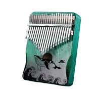 ALFAAL Kalimba 17 Teclas Kalimba Thumb - Piano De Pulgar Portátil De 21 Tonos para Principiantes Instrumento Musical En Miniatura Profesional(E)