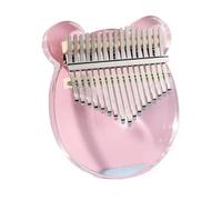 ALFAAL Kalimba 17 Teclas Kalimbas Acrílicas Transparentes De 17 Y 21 Teclas Mini Piano De Dedos Instrumentos Musicales para Principiantes(A17)