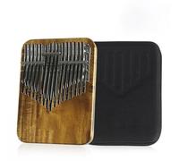 ALFAAL Kalimba 17 Teclas Mini Kalimba De Madera para Teclado De Piano para Principiantes Pequeño Instrumento Musical Creativo De 32 Teclas Y 21 Teclas De Acacia(C)