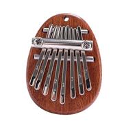 ALFAAL Kalimba 17 Teclas Mini Piano De Pulgar De Madera Kalimba De 8 Teclas con Correa para Colgar Piano De Pulgar para Amantes De La Música(B)